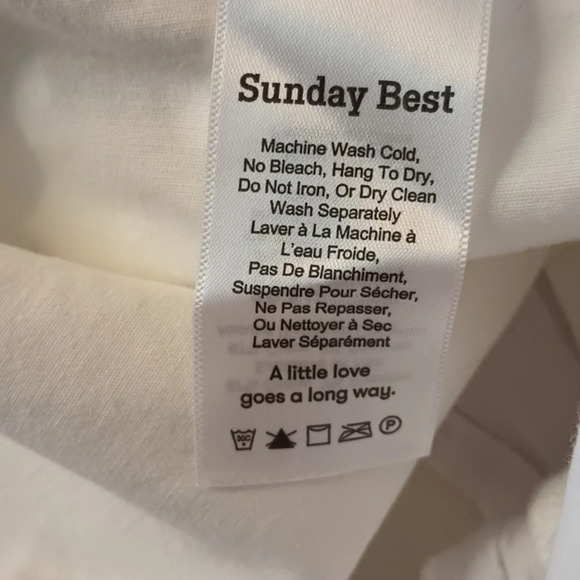 Sunday Best White Skort Shorts VV - Picture 4 of 5